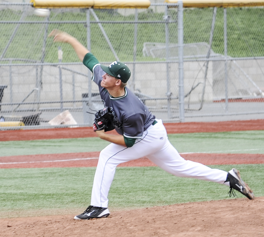 East Los Angeles College defeated Rio Hondo College 4-3 and pitcher Paul Kosanovich, who had a season-high seven strikeouts, got the win. (Photo by Tadzio Garcia)