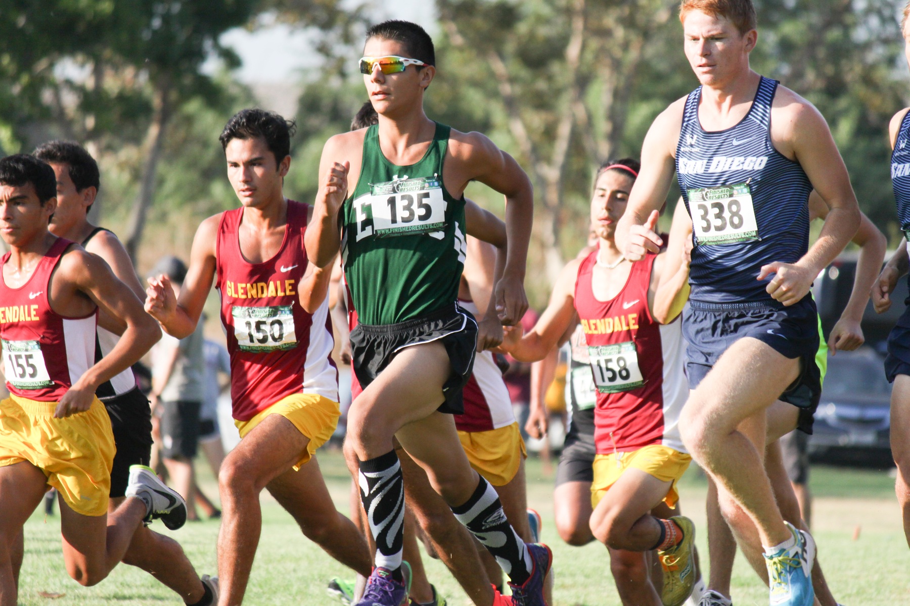 East Los Angeles College cross country team sophomore Raymond Rascon competes in the Covert Classic hosted by Cal State Fullerton. (Photo courtesy of A. Ruiz)