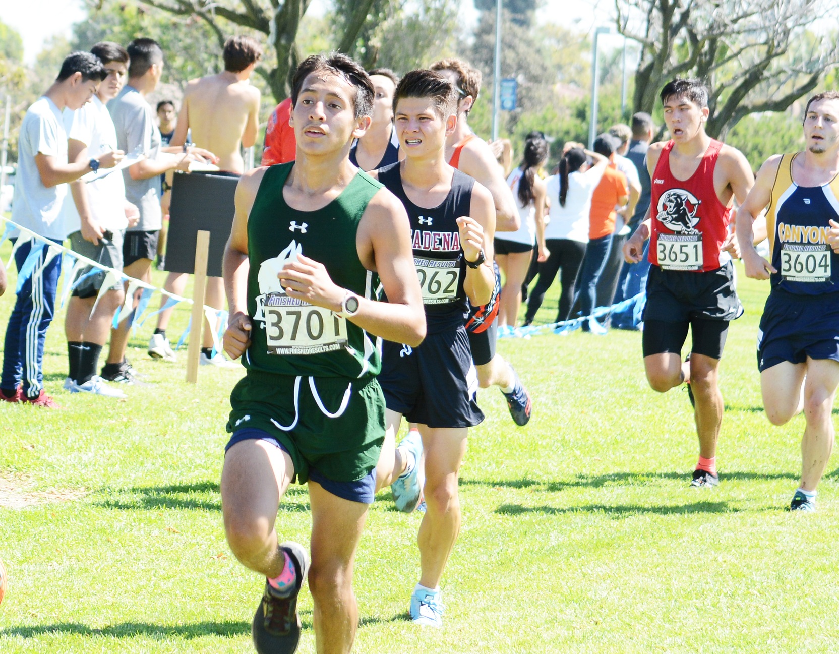 East L.A. College freshman Daniel Morales competes in the CCCAA Cross Country State Championships, Saturday, Nov. 17 at Woodward Park in Fresno. (Photo by Tadzio Garcia)