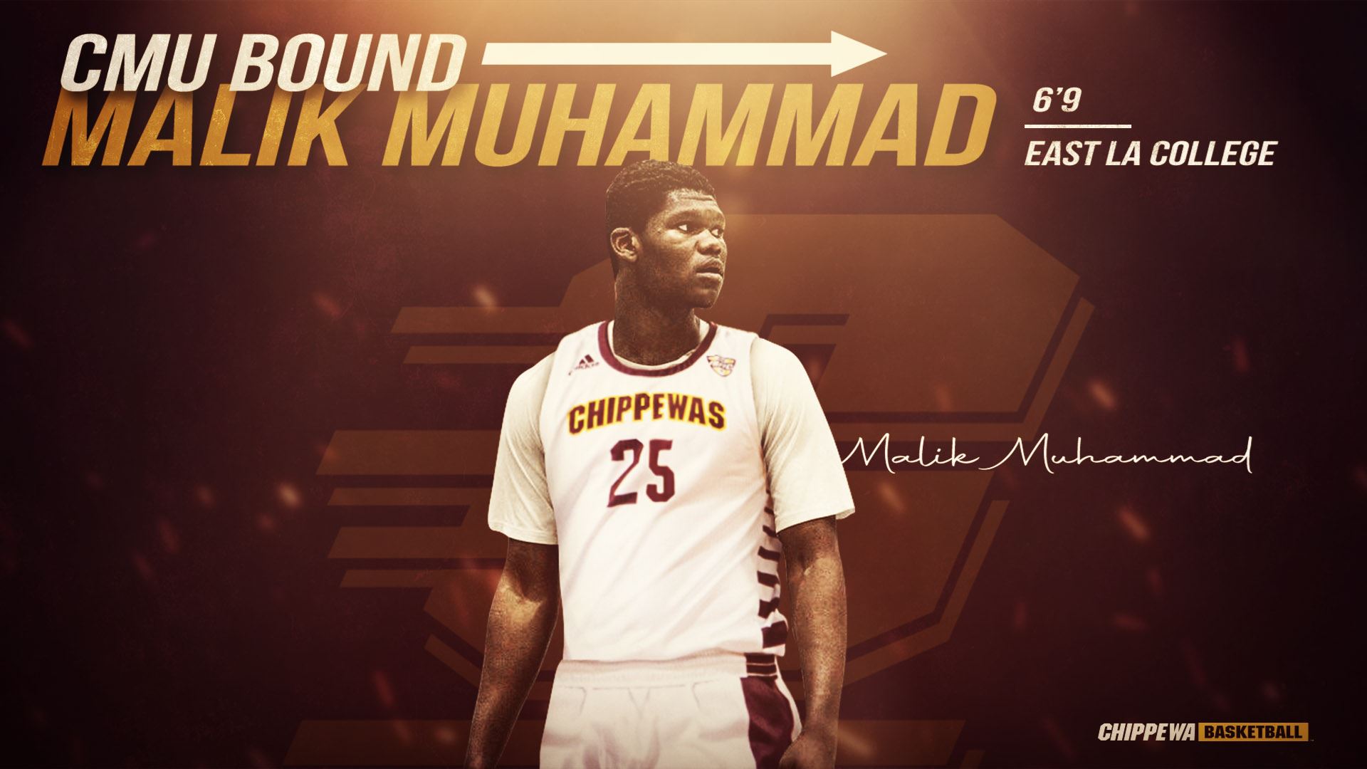 CMU Signs Malik Muhammad