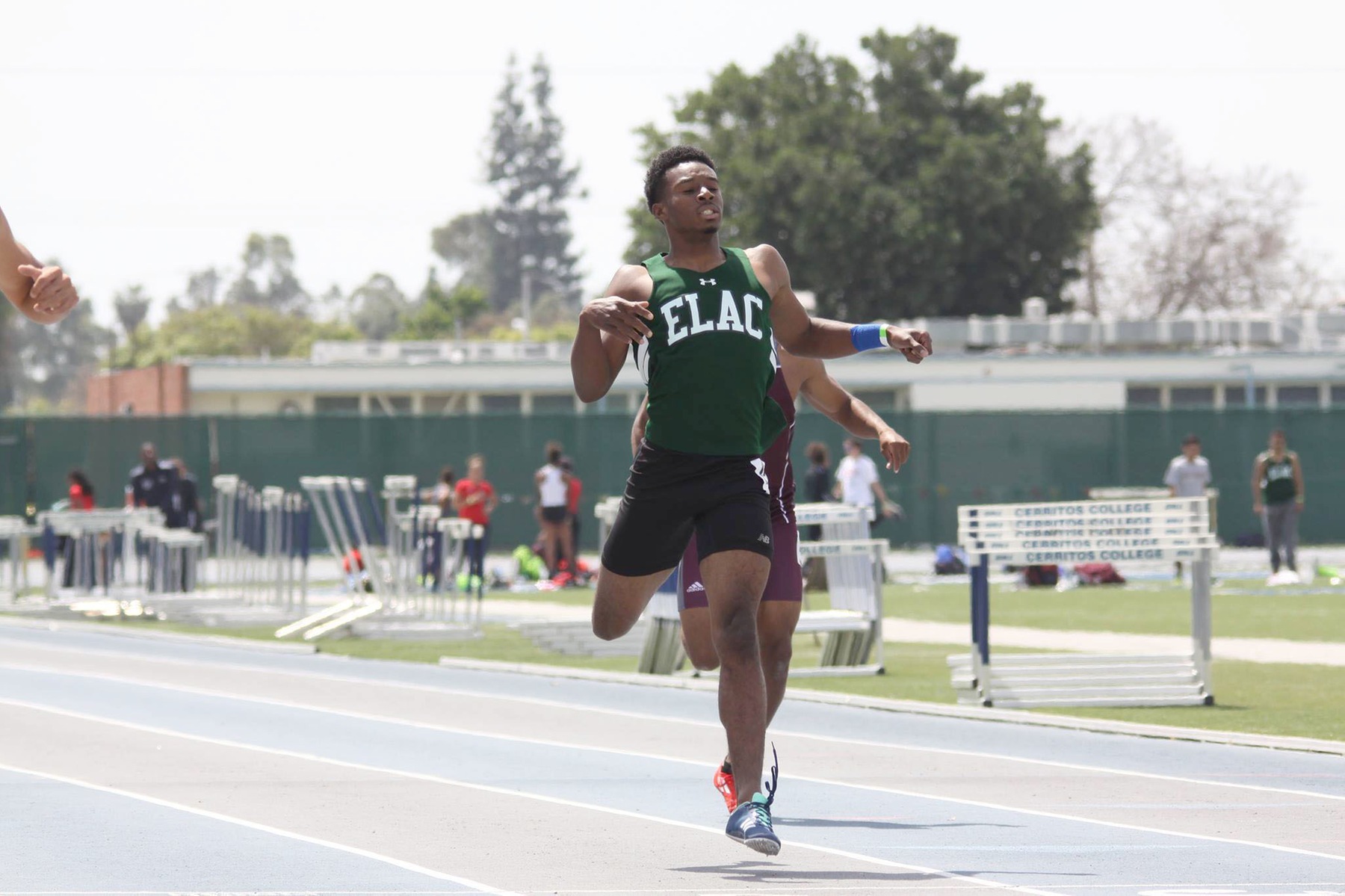 East Los Angeles sophomore Dale Wilson of the men's T&F team has the third-fastest time in the state in the men's 400-meter run. (Photo Courtesy of RUIZ)
