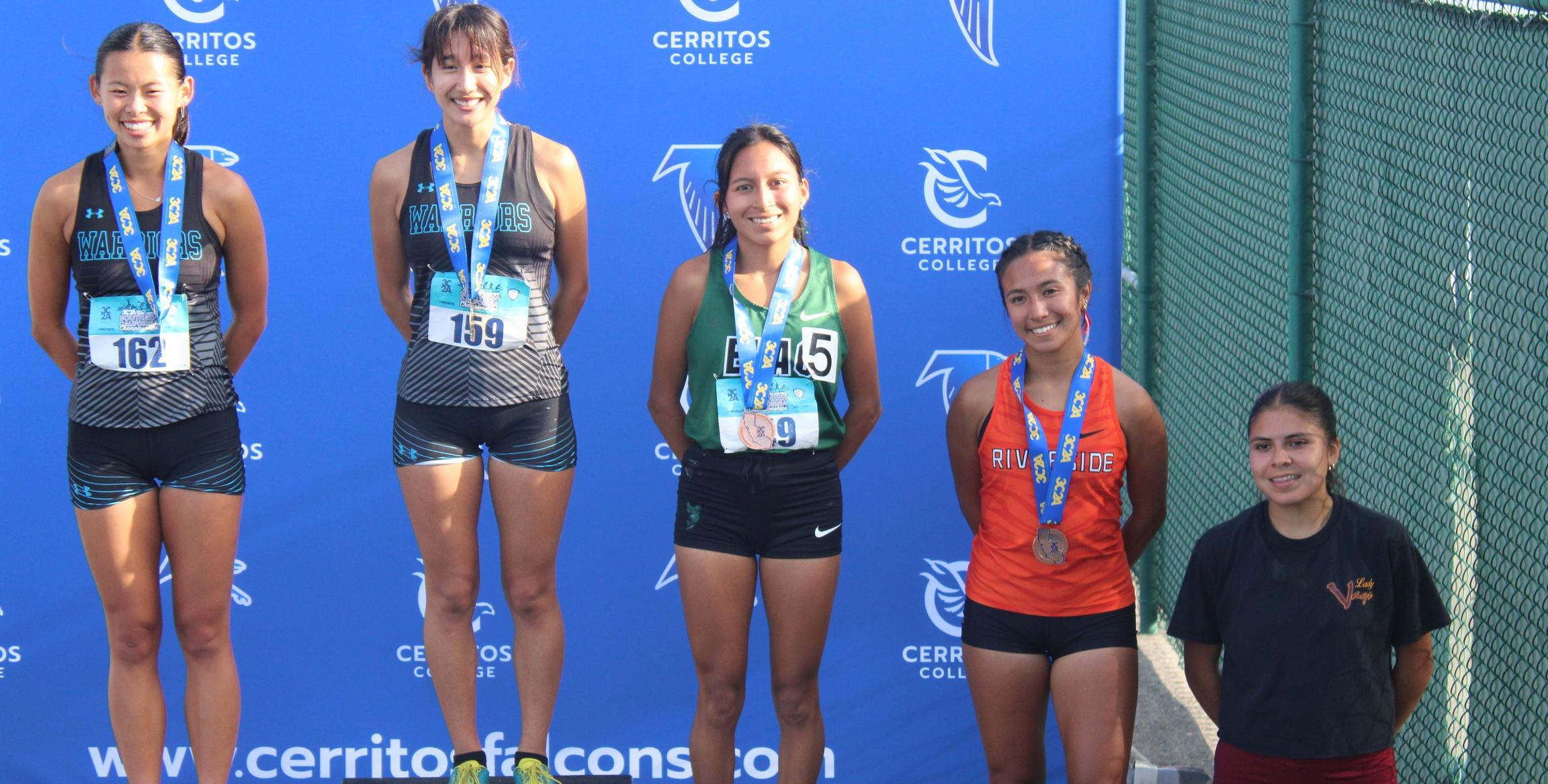 Marbella Flores achieved qualifying times for this weekend's State Championships despite running a tad short of expectations. Coach Browne believes she'll have a little chip on her shoulder as she prepares for Saddleback this Saturday