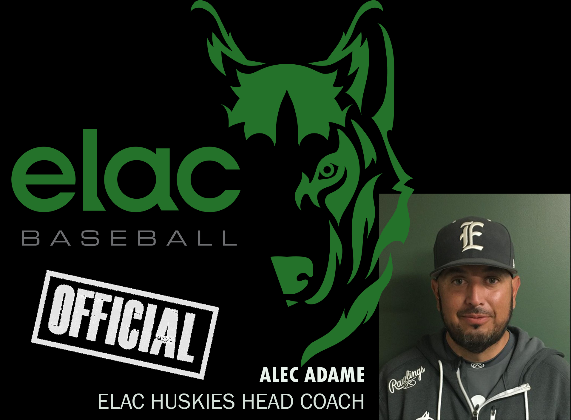 Adame Officially Named Next Head Coach of ELAC Baseball